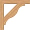 Ekena Millwork Funston Block Smooth Bracket w/ Offset Brace, Western Red Cedar, 7 1/2"W x 42"D x 42"H BKT0806X42X42FST05SWR - alternate 4